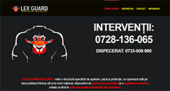 Desktop Screenshot of lex-guard.ro